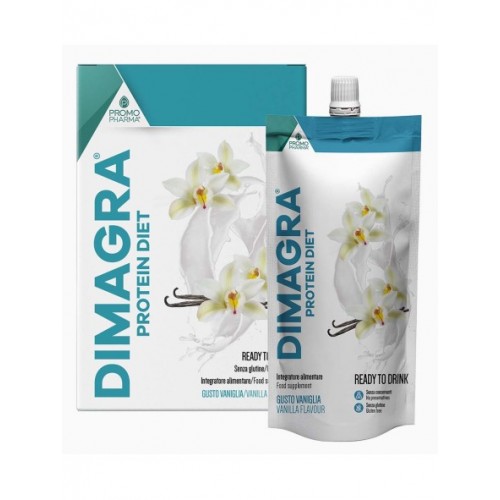 Dimagra protein vaniglia 7 drink pronti da bere