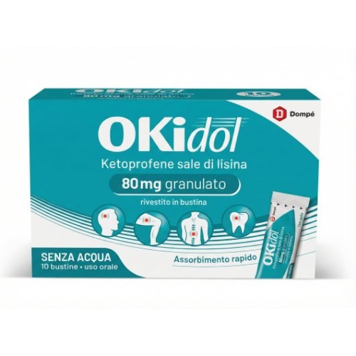 okidol 10 bustine 80 mg