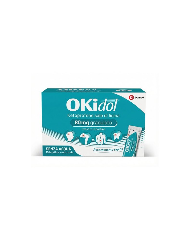 okidol 10 bustine 80 mg